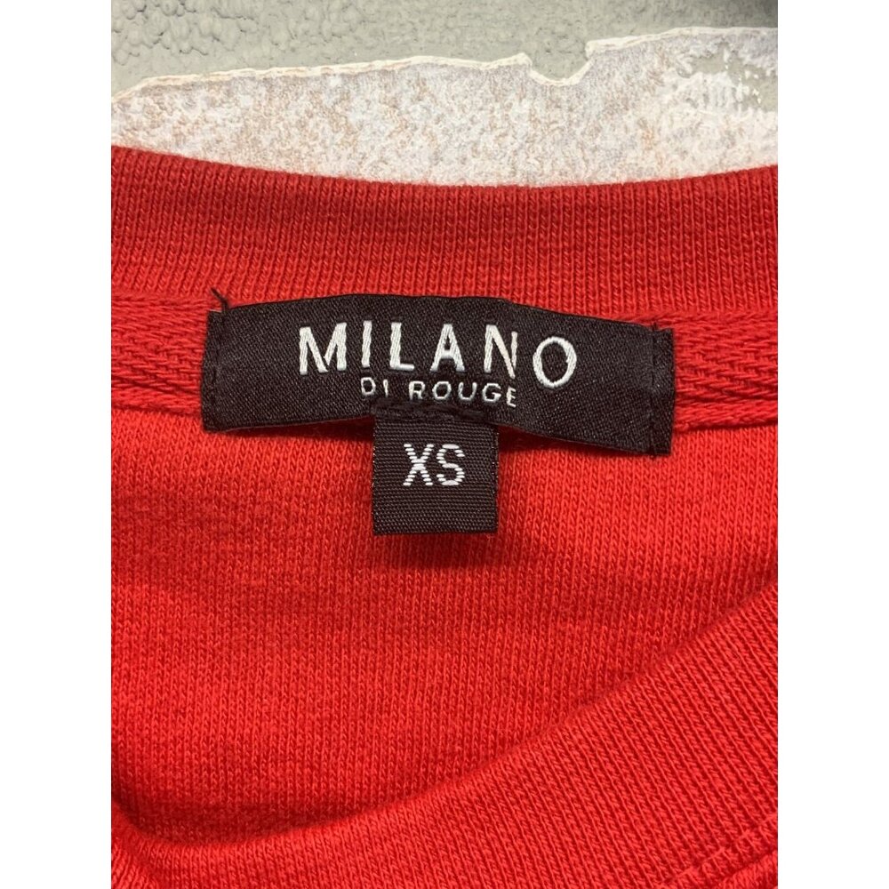 Milano Di Rouge Pullover Sweatshirt Men's Size XS Red - Picture 2 of 3